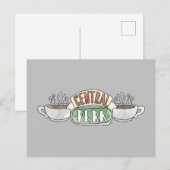 FRIENDS™ | Central Perk Watercolor-logo Uitnodiging Briefkaart (Voorkant / Achterkant)