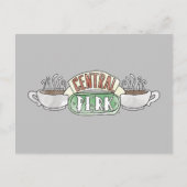 FRIENDS™ | Central Perk Watercolor-logo Uitnodiging Briefkaart (Voorkant)