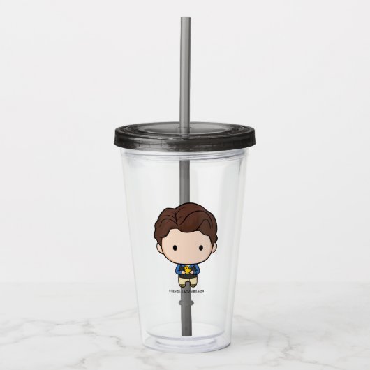FRIENDS™ | Chandler Chibi Acryl Drinkbeker (Voorkant)