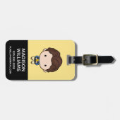 FRIENDS™ | Chandler Chibi Bagagelabel (Voorkant horizontaal)