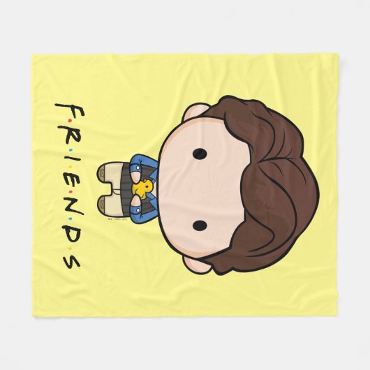 FRIENDS™ | Chandler Chibi Fleece Deken (Voorkant (Horizontaal))