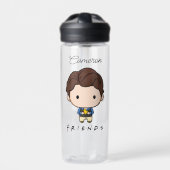 FRIENDS™ | Chandler Chibi | Jouw namen toevoegen Waterfles (Voorkant)