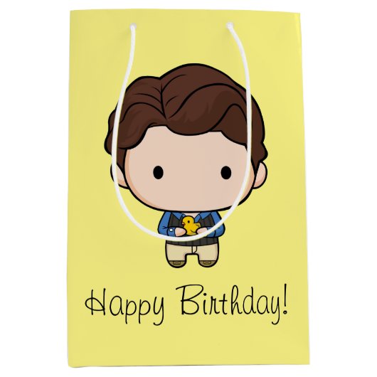 FRIENDS™ | Chandler Chibi Medium Cadeauzakje (Voorkant)