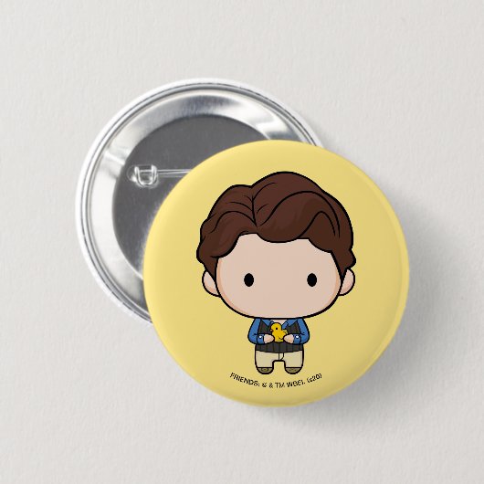 FRIENDS™ | Chandler Chibi Ronde Button 5,7 Cm (Voorkant /achterkant)