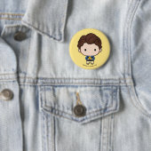 FRIENDS™ | Chandler Chibi Ronde Button 5,7 Cm (In situ)