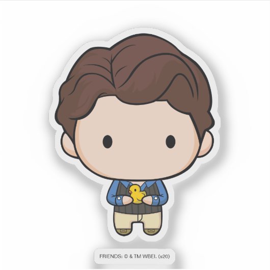 FRIENDS™ | Chandler Chibi Sticker (Voorkant)