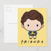 FRIENDS™ | Chandler Chibi Uitnodiging Briefkaart (Voorkant / Achterkant)