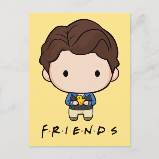 FRIENDS™ | Chandler Chibi Uitnodiging Briefkaart (Voorkant)
