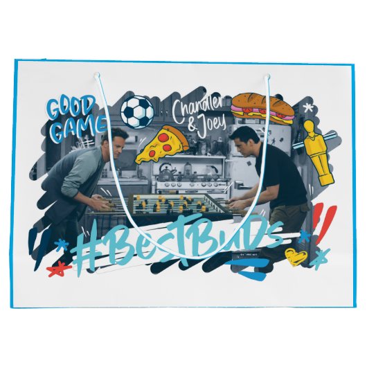 FRIENDS™ | Chandler & Joey - Beste knoppen Groot Cadeauzakje (Achterkant)