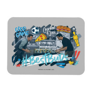 FRIENDS™ Chandler & Joey - Beste knoppen Magneet