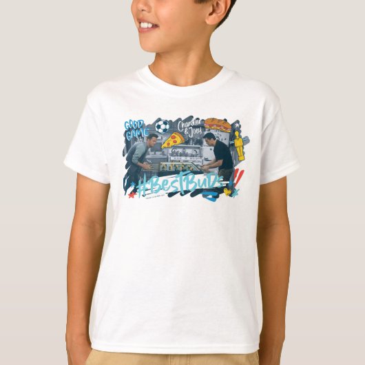 FRIENDS™ | Chandler & Joey - Beste knoppen T-shirt (Voorkant)