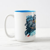 FRIENDS™ | Chandler & Joey - Beste knoppen Tweekleurige Koffiemok (Links)