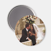 FRIENDS™ | Chandler & Monica Married Magneet (Voorkant / Achterkant)