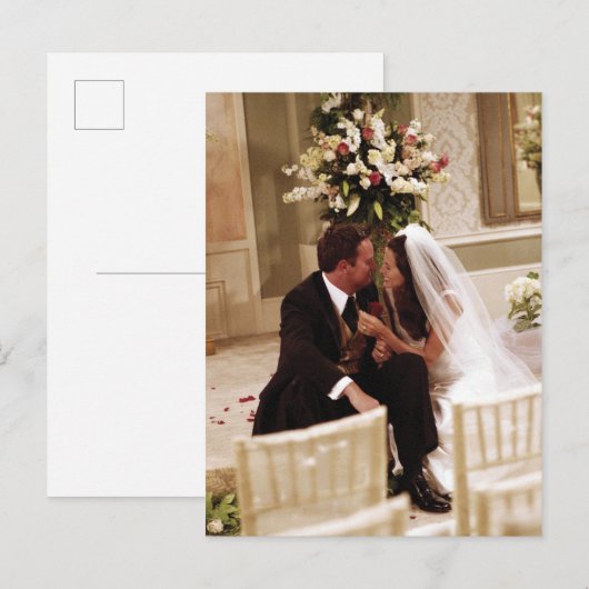 FRIENDS™ | Chandler & Monica Married Uitnodiging Briefkaart (Voorkant / Achterkant)