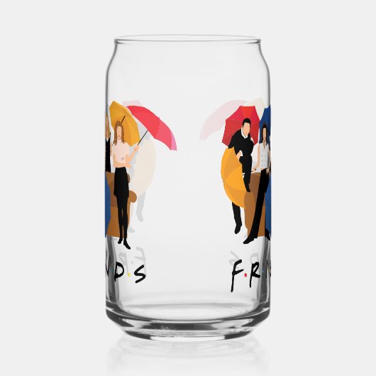 FRIENDS™ Character Silhouette Blikvorm Glas (Rechts)