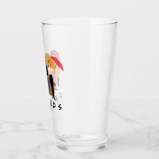 FRIENDS™ Character Silhouette Glas (Links)