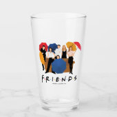 FRIENDS™ Character Silhouette Glas (Voorkant)