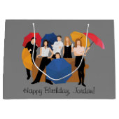 FRIENDS™ Character Silhouette Groot Cadeauzakje (Voorkant)