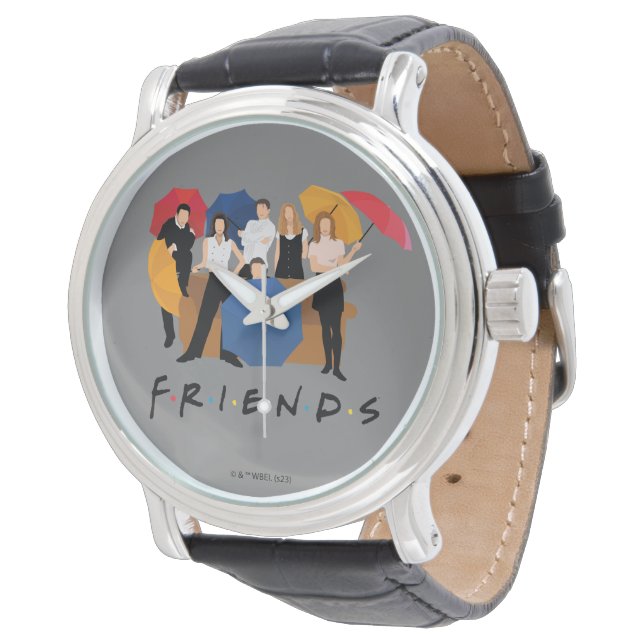 FRIENDS™ Character Silhouette Horloge (Gekanteld)