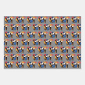 FRIENDS™ Character Silhouette Inpakpapier Vel (Voorkant 3)