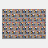 FRIENDS™ Character Silhouette Inpakpapier Vel (Voorkant)