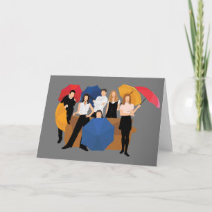 FRIENDS™ Character Silhouette Kaart