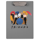 FRIENDS™ Character Silhouette Klembord (Voorkant)