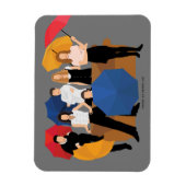 FRIENDS™ Character Silhouette Magneet (Verticaal)