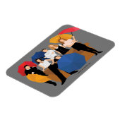 FRIENDS™ Character Silhouette Magneet (Linkerzijde)