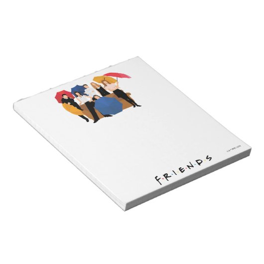 FRIENDS™ Character Silhouette Notitieblok (Schuin)