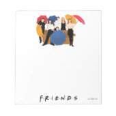 FRIENDS™ Character Silhouette Notitieblok (Voorkant)