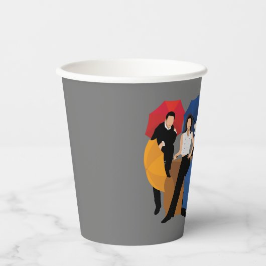 FRIENDS™ Character Silhouette Papieren Bekers (Voorkant)