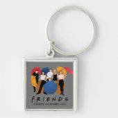 FRIENDS™ Character Silhouette Sleutelhanger (Voorkant)