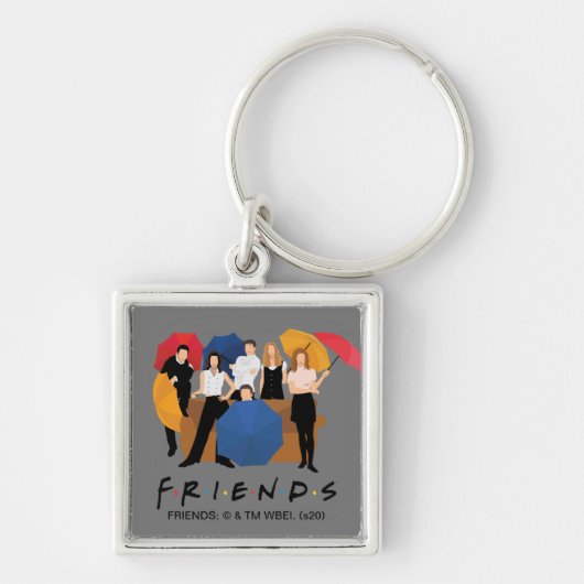 FRIENDS™ Character Silhouette Sleutelhanger (Voorkant)