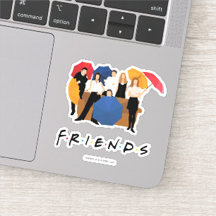 FRIENDS™ Character Silhouette Sticker
