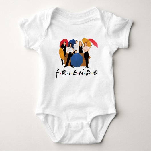 FRIENDS™ Character Silhouette T-Shirt (Voorkant)