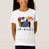 FRIENDS™ Character Silhouette T-shirt (Voorkant)