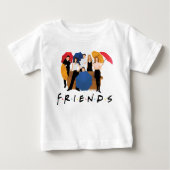 FRIENDS™ Character Silhouette T-Shirt (Voorkant)