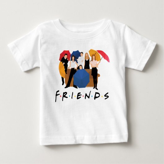 FRIENDS™ Character Silhouette T-Shirt (Voorkant)