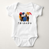 FRIENDS™ Character Silhouette T-Shirt (Voorkant)