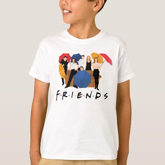 FRIENDS™ Character Silhouette T-shirt (Voorkant)