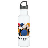 FRIENDS™ Character Silhouette Waterfles (Voorkant)