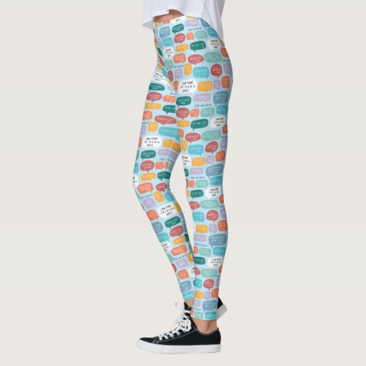 FRIENDS™ Citaatpatroon Leggings (Links)