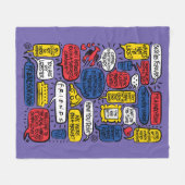 FRIENDS™ Citaten Fleece Deken (Voorkant (Horizontaal))