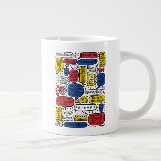FRIENDS™ Citaten Grote Koffiekop (Rechts)