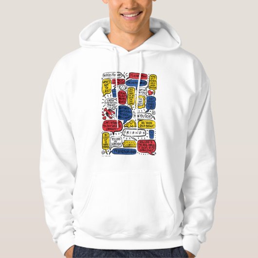 FRIENDS™ Citaten Hoodie (Voorkant)
