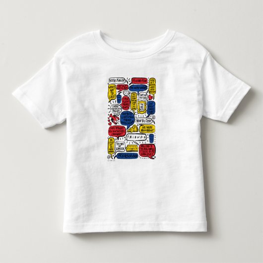 FRIENDS™ Citaten Kinder Shirts (Voorkant)