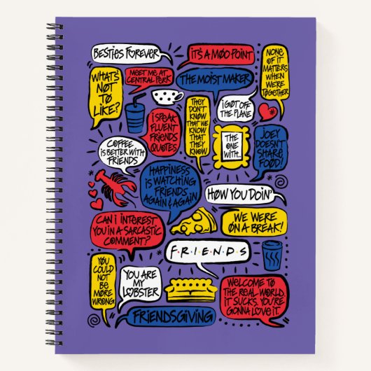 FRIENDS™ Citaten Notitieboek (Voorkant)