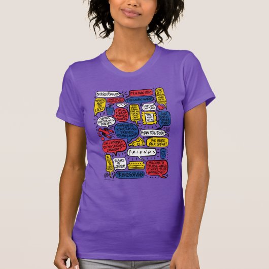 FRIENDS™ Citaten T-shirt (Voorkant)