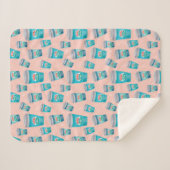 FRIENDS™ | Coffee Coffee Coffee Coffee Sherpa Deken (Voorkant (horizontaal))